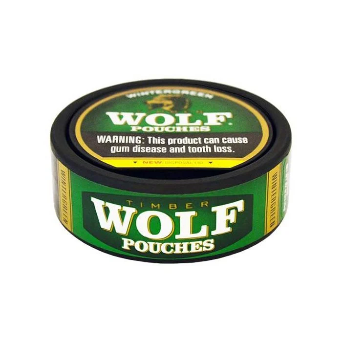 Timber Wolf Wintergreen .82oz Original Pouches