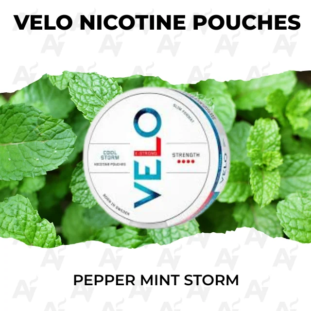 VELO Pepper Mint Storm Nicotine Pouches