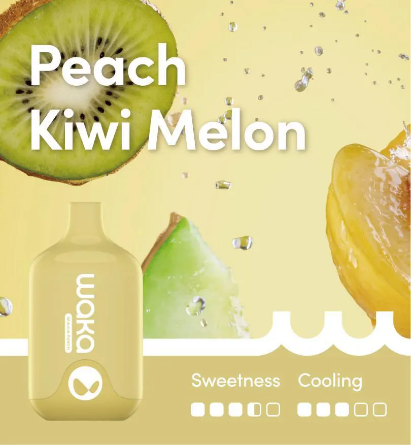 Waka Smash Peach Kiwi Melon 6000 Puffs