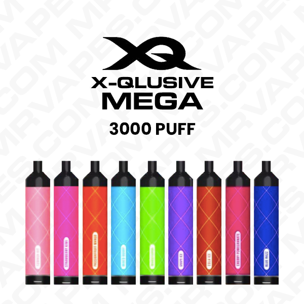 10 Pack X - Qlusive Mega X - Qlusive - 10 3600 Puffs