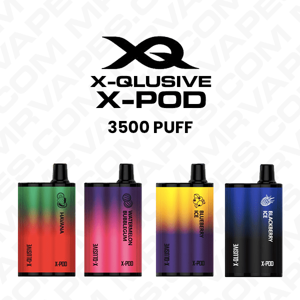 10 Pack X - Qlusive X - Pod X - Qlusive X - 10 3800 Puffs