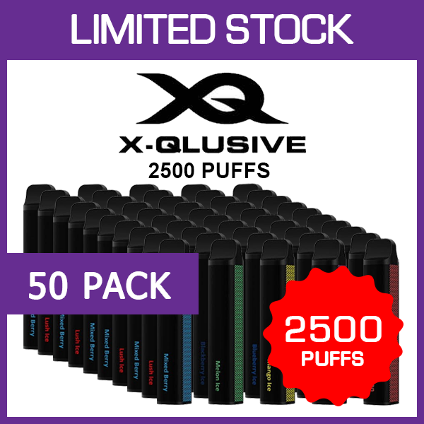 50 Pack X - Qlusive X - Qlusive - 50 2500 Puffs